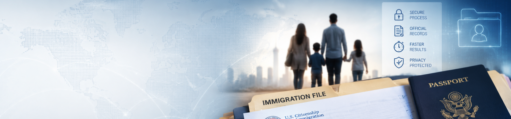 servicio de solicitud FOIA de inmigración